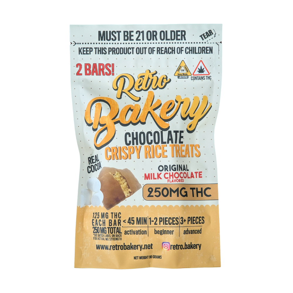 Chocolate Covered Crispy Rice Treat High Dose